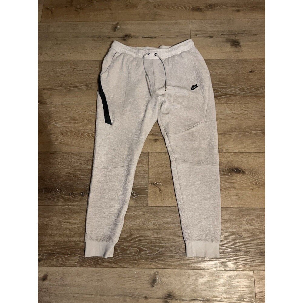 Nike Tech Pack Men’s Jogger Pants Bone Cuffed Size Large 929134‑072